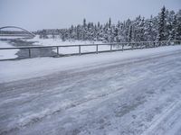 Winter Road in Sweden