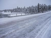 Winter Road in Sweden