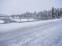 Winter Road in Sweden