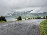 Swiss Alps: Mountain Range with Autumn View