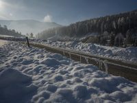 Winter Landscape in the Swiss Alps