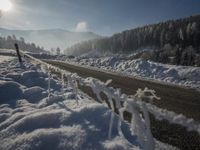 Winter Landscape in the Swiss Alps