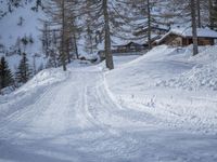 Swiss Alps Winter Landscape: Snowy Mountains