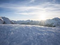 Switzerland Alps Skiing: A Winter View