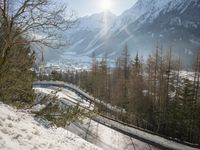 Switzerland Alps: Snow Covered Mountains 001