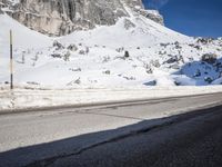 Switzerland Alps Snowy Mountain Pass 001