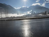 Switzerland Alps Winter Landscape - Mountain Range 004