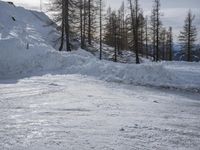 Switzerland Alps: Winter Landscape of Mountains