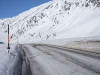Switzerland Clear Sky Glacial Winter Landscape
