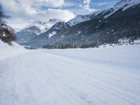 Switzerland's Mountain Pass: Snow and Majestic Cliffs