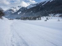 Switzerland's Mountain Pass: Snow and Majestic Cliffs