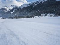 Switzerland's Mountain Pass: Snow and Majestic Cliffs