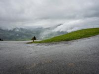 Switzerland Road: Mountain Landscape