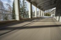 Switzerland Road Tunnel: Motion Blur Effect