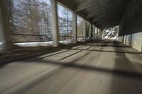 Switzerland Road Tunnel: Motion Blur Effect