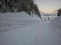 Winter Landscape in Switzerland: Clear Sky and Stunning Mountain View