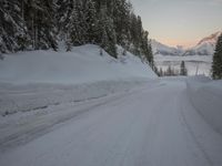 Winter Landscape in Switzerland: Clear Sky and Stunning Mountain View