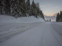 Winter Landscape in Switzerland: Clear Sky and Stunning Mountain View