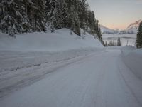 Winter Landscape in Switzerland: Clear Sky and Stunning Mountain View