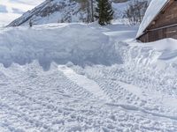 Switzerland Winter Landscape Mountain Range