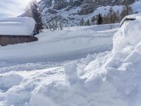 Switzerland Winter Landscape Mountain Range 003