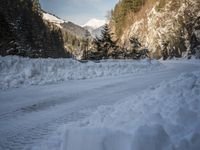 Switzerland's Winter Road: Through the Majestic Mountains of Nature