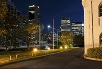 Sydney, Australia Cityscape: Night Skyline Illuminated by Artificial Light