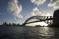 Sydney Coastal Cityscape at Dawn in Australia