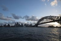Sydney Coastal Cityscape at Dawn in Australia