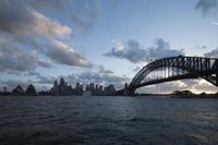Sydney Coastal Cityscape at Dawn in Australia