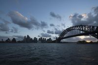 Sydney Coastal Cityscape at Dawn in Australia