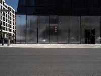 Symmetrical Glass Facade of a Building in Berlin