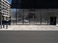 Symmetrical Glass Facade of a Building in Berlin