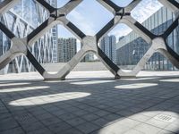 Symmetrical Urban Plaza in Shenzhen Building