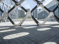 Symmetrical Urban Plaza in Shenzhen Building