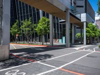 bike lanes are painted in both directions to make sure that no traffic is coming or going