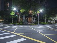 Taipei City Night Lights and Modern Architecture 003