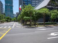 the empty street is very empty and needs to be cleaned in order to make the traffic clear