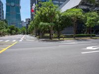 the empty street is very empty and needs to be cleaned in order to make the traffic clear