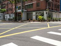 a white line on the road that is not empty enough for pedestrians to cross it