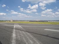 Tempelhof Airport Runway in Berlin, Germany