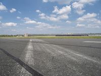 Tempelhof Airport Runway in Berlin, Germany