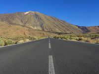 Tenerife Canary Islands Mountain Road View 001