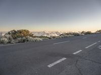 Tenerife Dawn: Over the Clouds in a Mountain Landscape