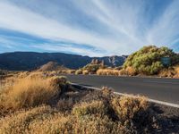 Tenerife Mountain Landscape with Clouds