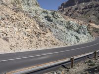 Tenerife Mountain Pass with Clear Sky