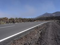 Tenerife Spain: Road, Asphalt, Mountain, Desert 001