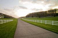 Rural Landscape in Tennessee: A House Emerging from the Fog