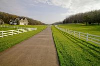 Rural Landscape in Tennessee: A House Emerging from the Fog