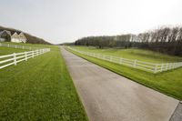 Rural Landscape in Tennessee: A House Emerging from the Fog